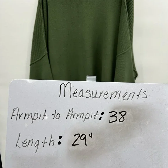 Free People Easy Street Tunic Sweater Sz M Boho Oversize Slouchy Ribbed Knit - Picture 8 of 8